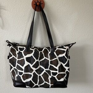 Animal Print Large Overnight Bag / Tote